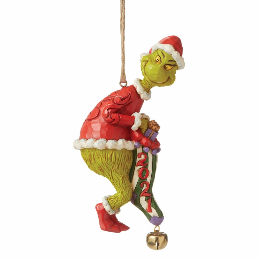 Gifts * | Shop Grinch Dated Stocking Ornament