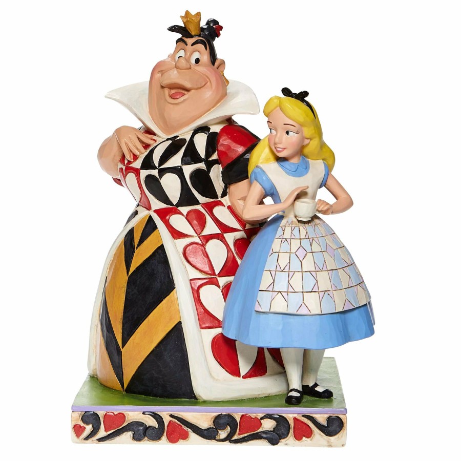 Gifts * | Shop Disney Traditions Alice & Queen Of Hearts