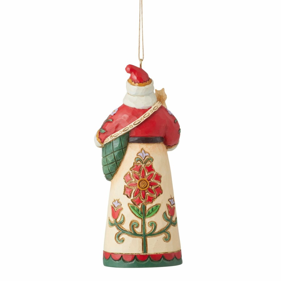 Ornaments * | New Heartwood Creek Santa Kittens Hanging Ornament