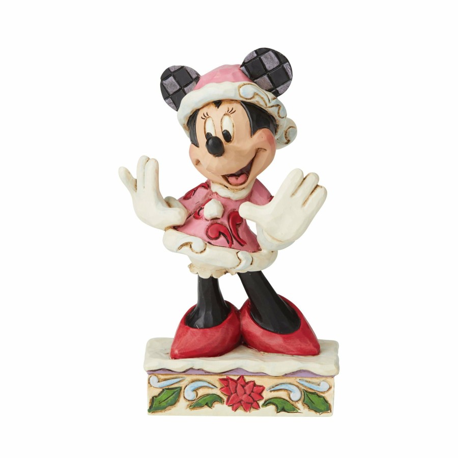 Decoration * | Discount Disney Traditions Minnie Christmas Personality