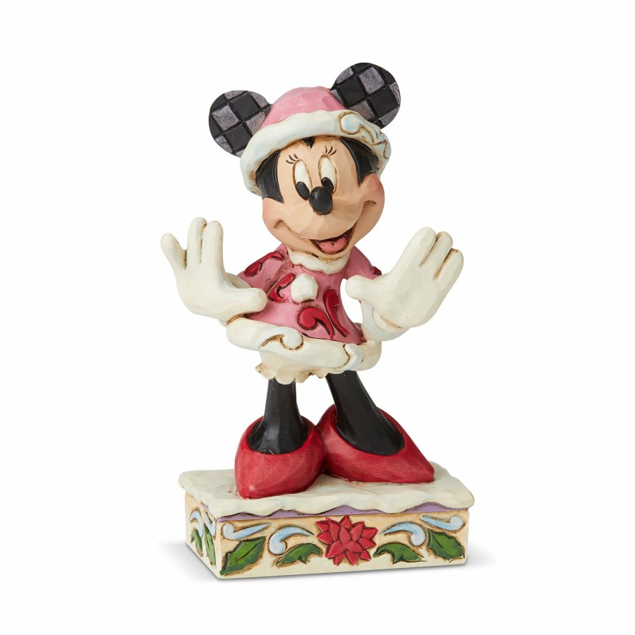 Decoration * | Discount Disney Traditions Minnie Christmas Personality