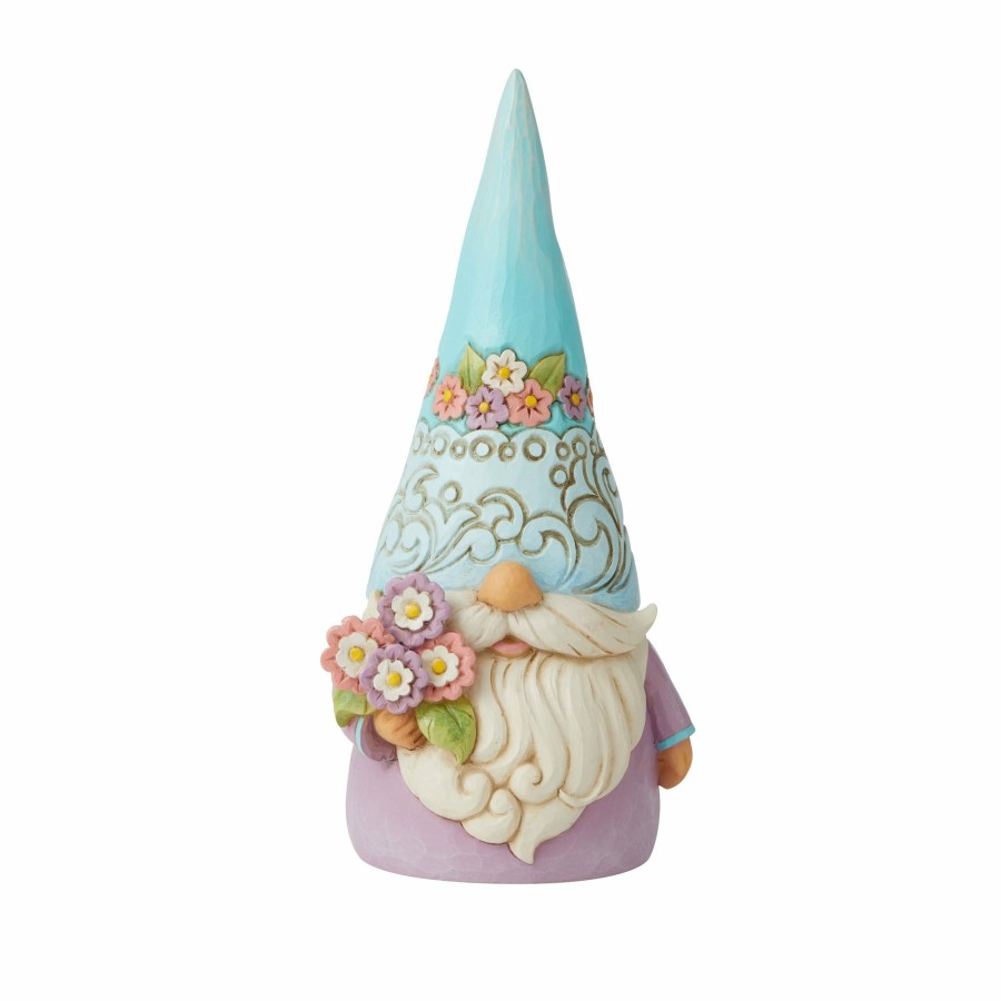 Gifts * | Discount Heartwood Creek Gnome With Flowers