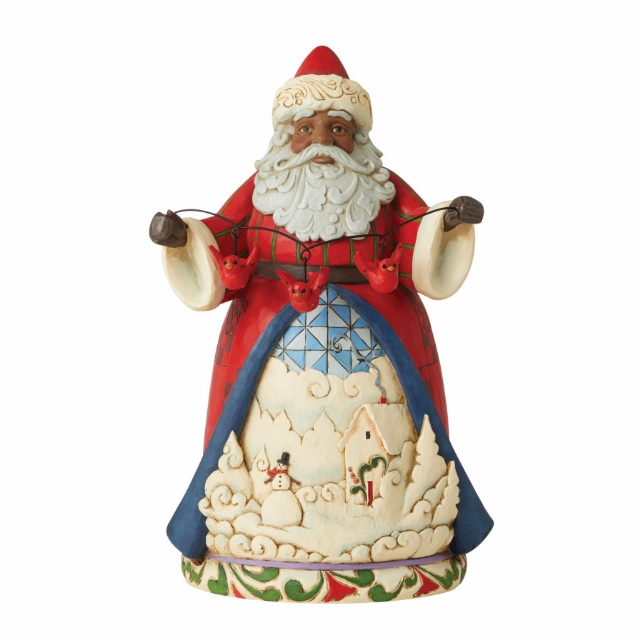 Decoration * | New Heartwood Creek Aa Santa With Cardinals