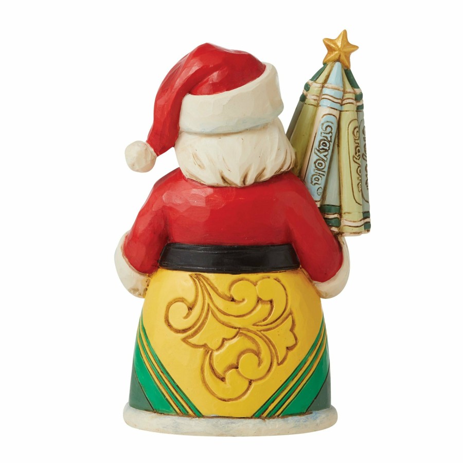 Decoration * | Shop Crayola Santa Mini Figurine