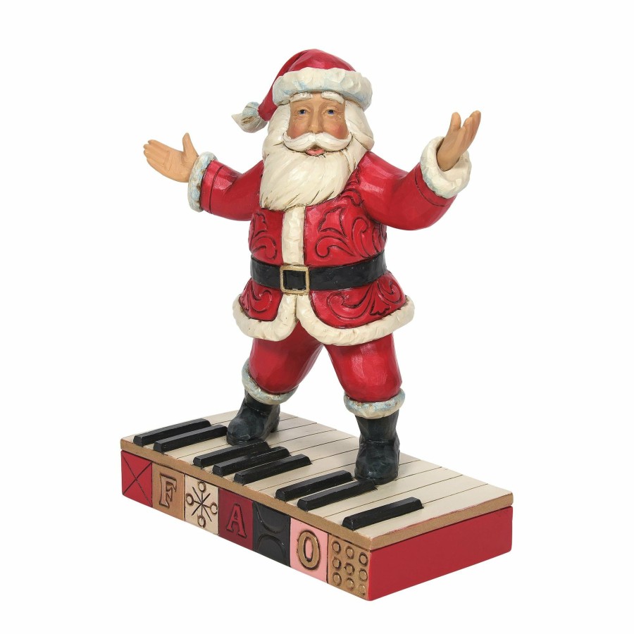 Decoration * | Discount Fao Schwarz Santa On Keyboard