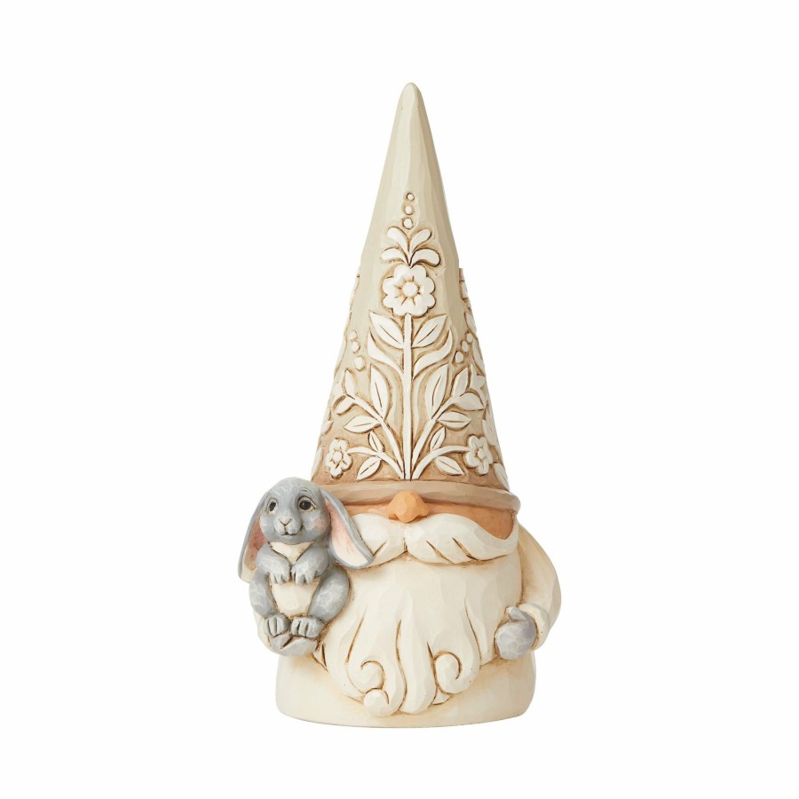 Gifts * | Outlet Heartwood Creek Woodland Gnome Holding Bunny