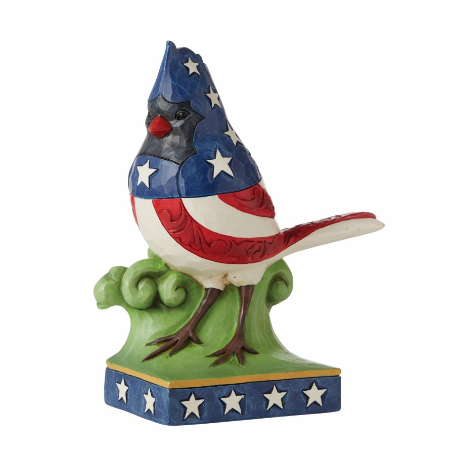 Gifts * | New Heartwood Creek Patriotic Cardinal