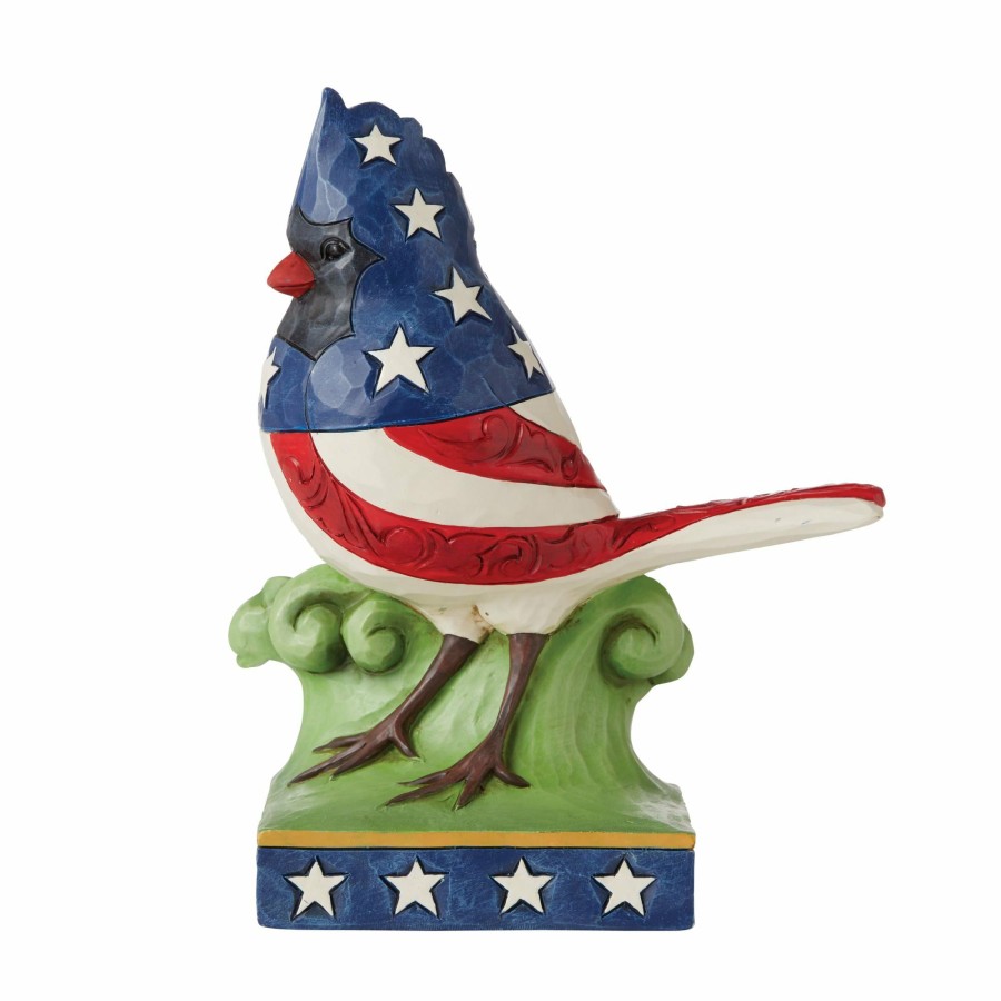 Gifts * | New Heartwood Creek Patriotic Cardinal