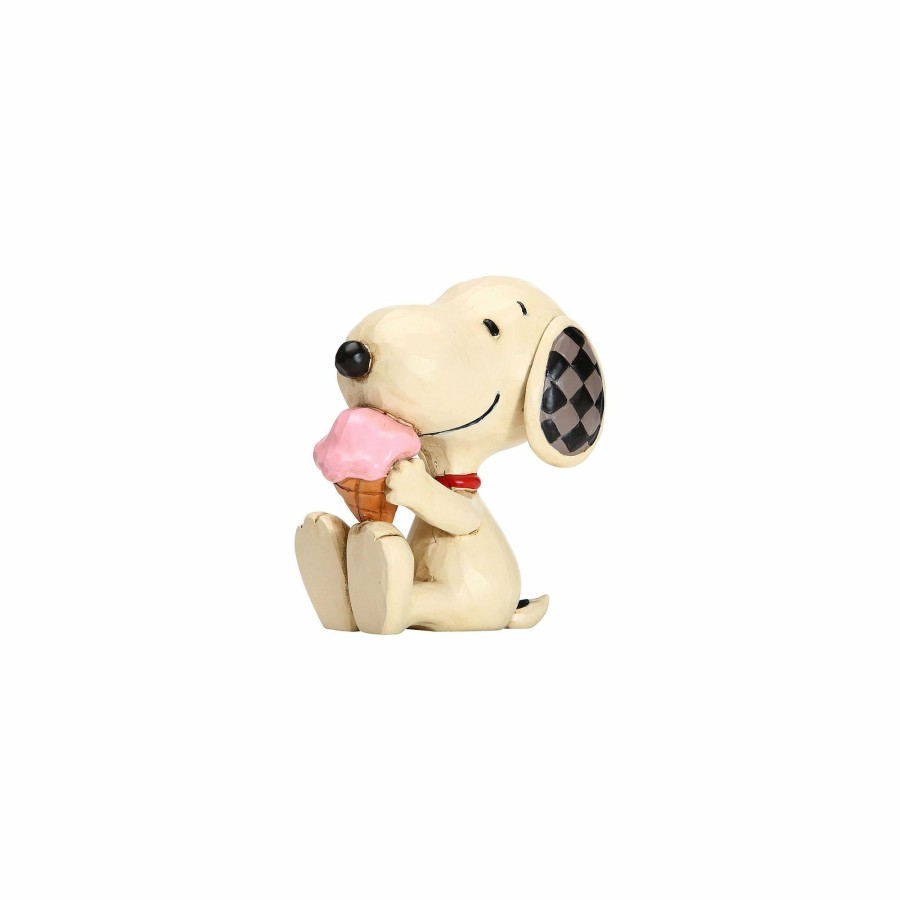 Decoration * | Shop Peanuts Mini Snoopy With Ice Cream