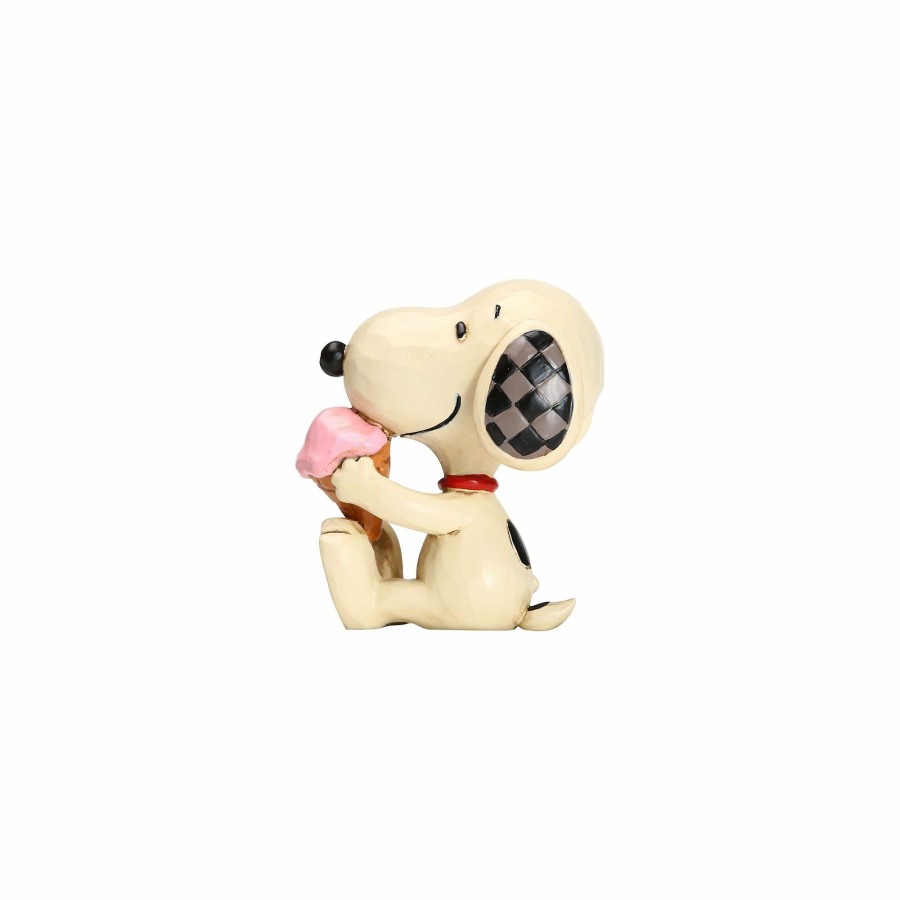 Decoration * | Shop Peanuts Mini Snoopy With Ice Cream