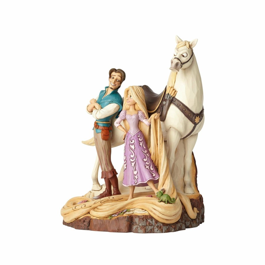 Gifts * | Discount Disney Traditions Tangled Carved By Heart