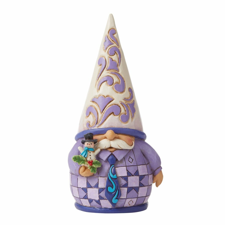 Gifts * | New Heartwood Creek Exclusive Purple Gnome/Snowman