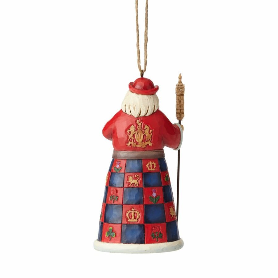 Most Popular * | Discount Heartwood Creek British Santa Ornament