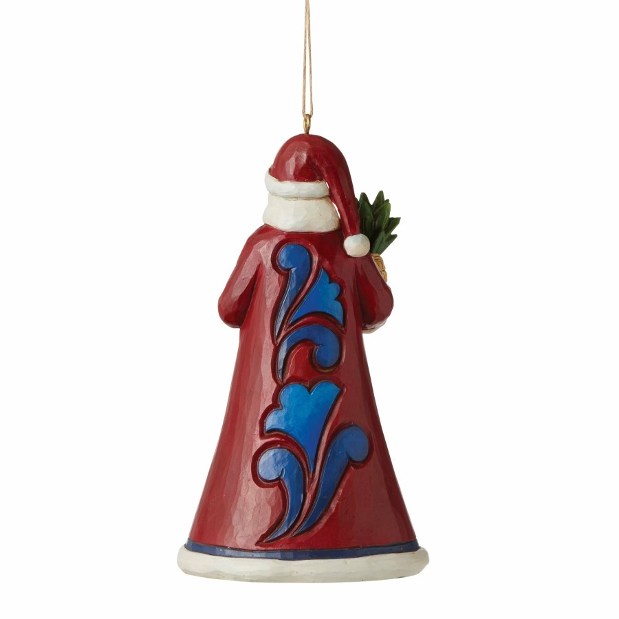 Decoration * | Shop Heartwood Creek South Carolina Santa Ornament