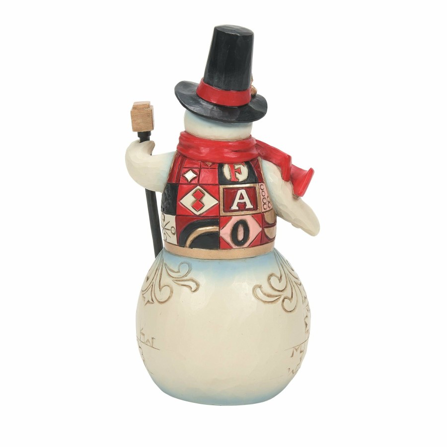 Decoration * | Discount Fao Schwarz Snowman In Fao Vest