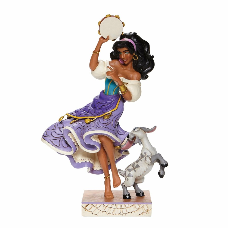 Most Popular * | Limited Edition Disney Traditions Esmeralda & Djali