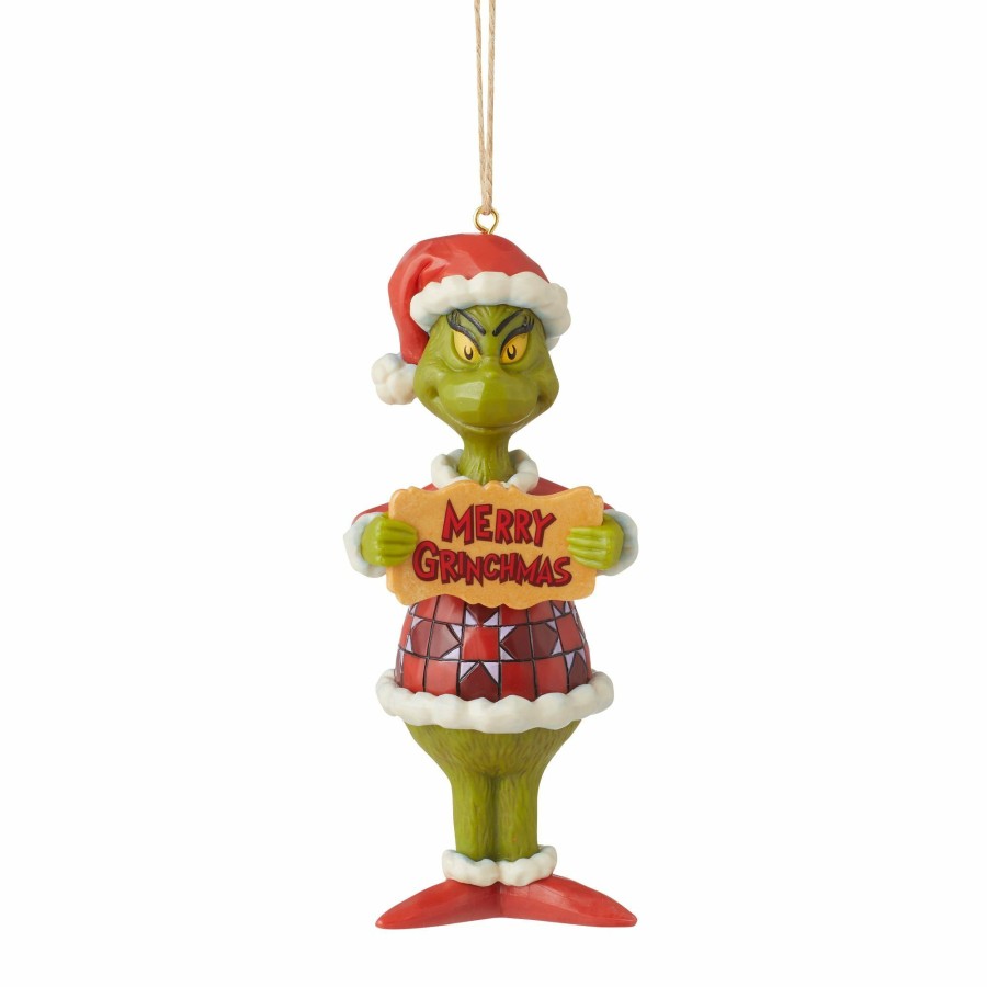 Ornaments * | Limited Edition Grinch Merry Grinchmas Pvc Orn