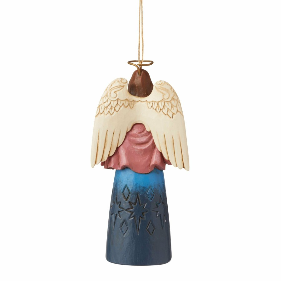 Decoration * | Limited Edition Heartwood Creek Nativity Angel W/Lantern Orn