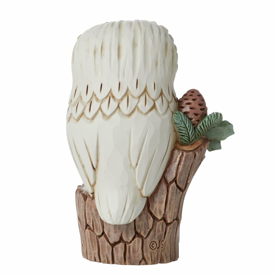 Gifts * | New Heartwood Creek Woodland Owl On Tree Stump