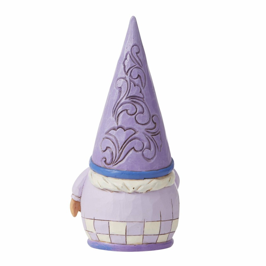 Gifts * | New Heartwood Creek Purple Gnome W/Santa