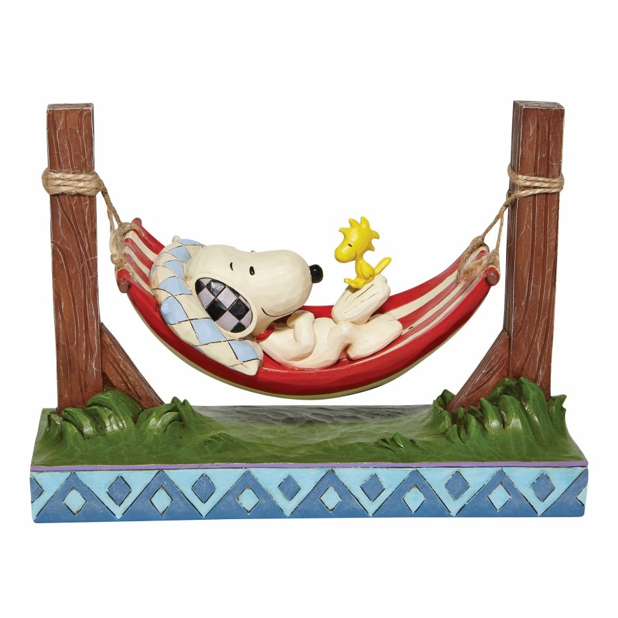 Most Popular * | New Peanuts Snoopy/Woodstock In Hammock