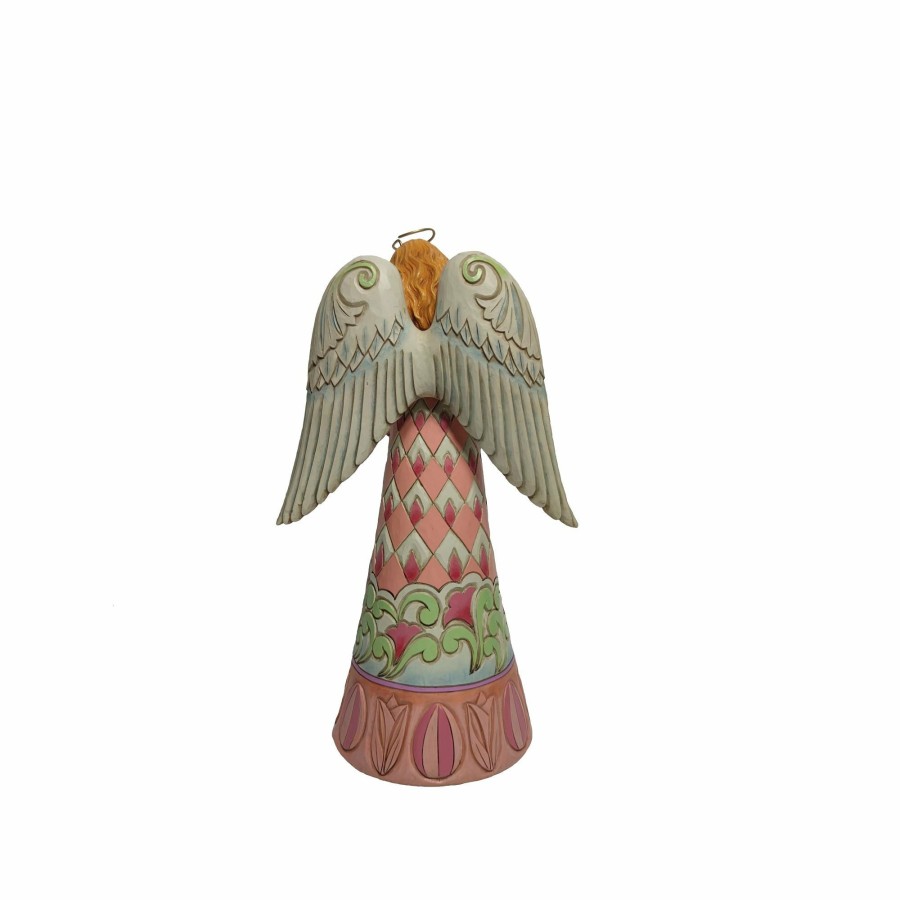 Gifts * | Outlet Heartwood Creek Easter Angel With Lilies/Dove