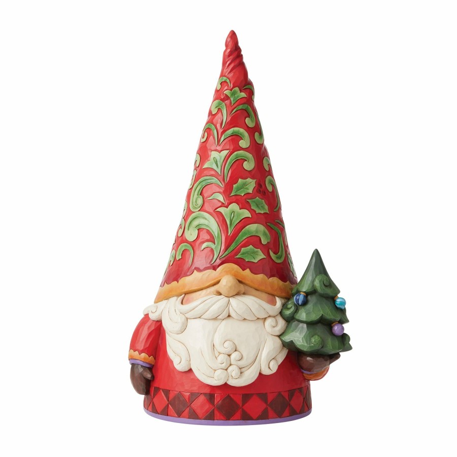 Decoration * | Outlet Heartwood Creek Christmas Gnome Statue