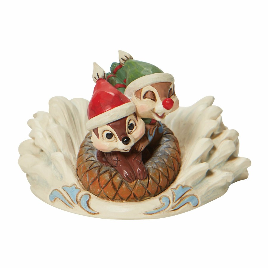 Most Popular * | Shop Disney Traditions Chip N' Dale Sledding Saucer