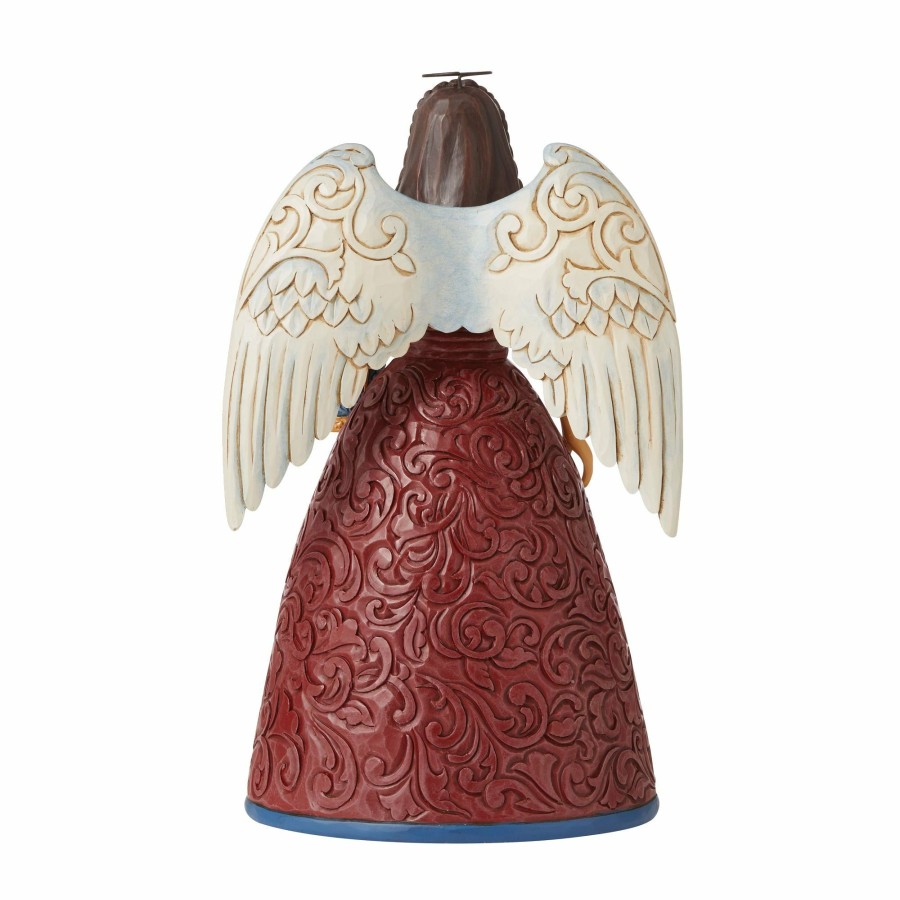 Decoration * | Discount Heartwood Creek Victorian Nativity Angel