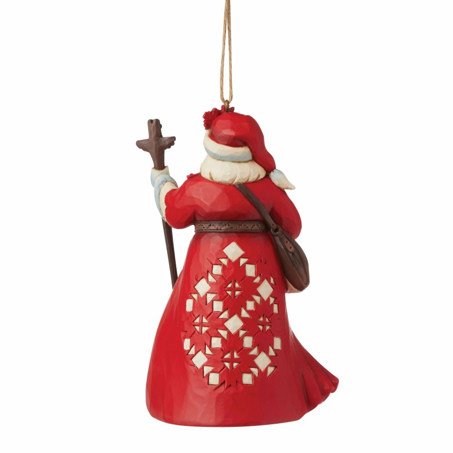 Ornaments * | Shop Heartwood Creek Canadian Santa Ornament