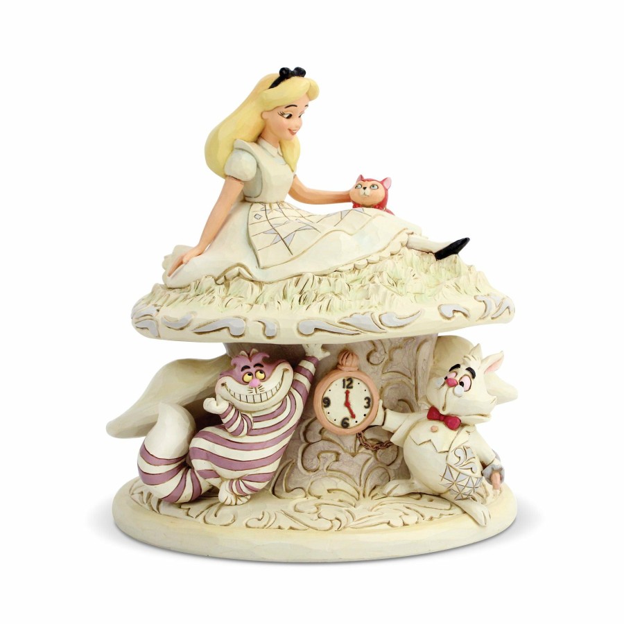 Most Popular * | Outlet Disney Traditions White Woodland Alice Wonderlnd