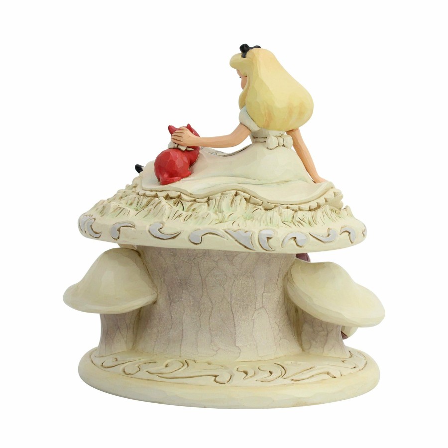 Most Popular * | Outlet Disney Traditions White Woodland Alice Wonderlnd