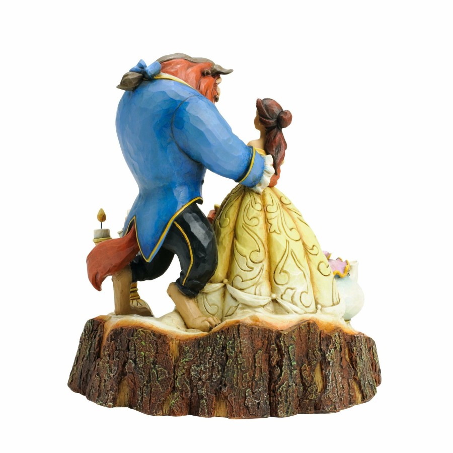 Gifts * | New Disney Traditions Beauty-Beast Carved By Heart