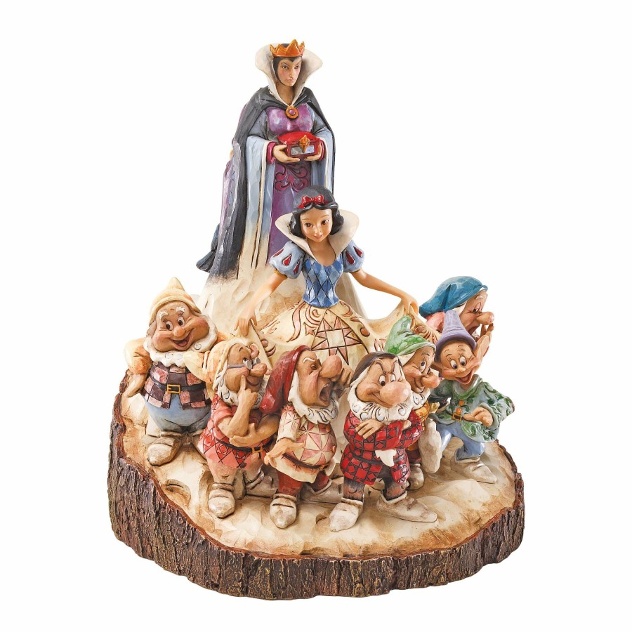 Most Popular * | Limited Edition Disney Traditions Snow White Carved By Heart