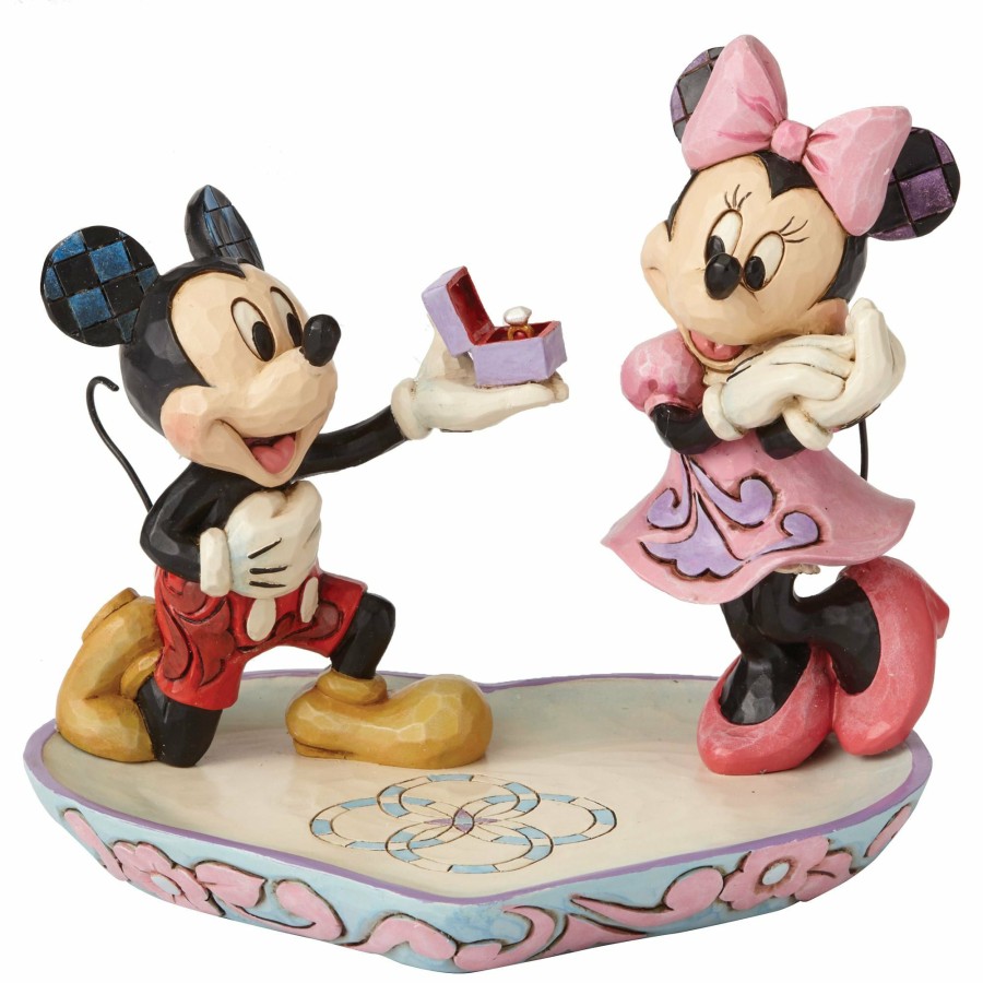 Gifts * | Shop Disney Traditions Mickey & Minnie Ring Dish