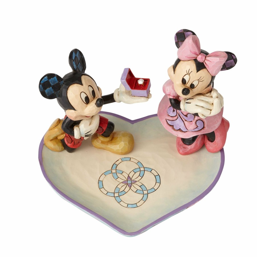 Gifts * | Shop Disney Traditions Mickey & Minnie Ring Dish