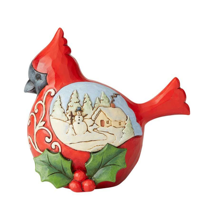 Decoration * | Discount Heartwood Creek Pint Sized Cardinal