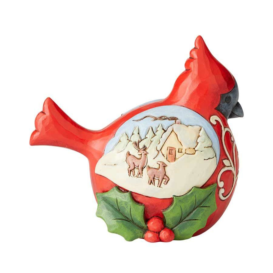 Decoration * | Discount Heartwood Creek Pint Sized Cardinal