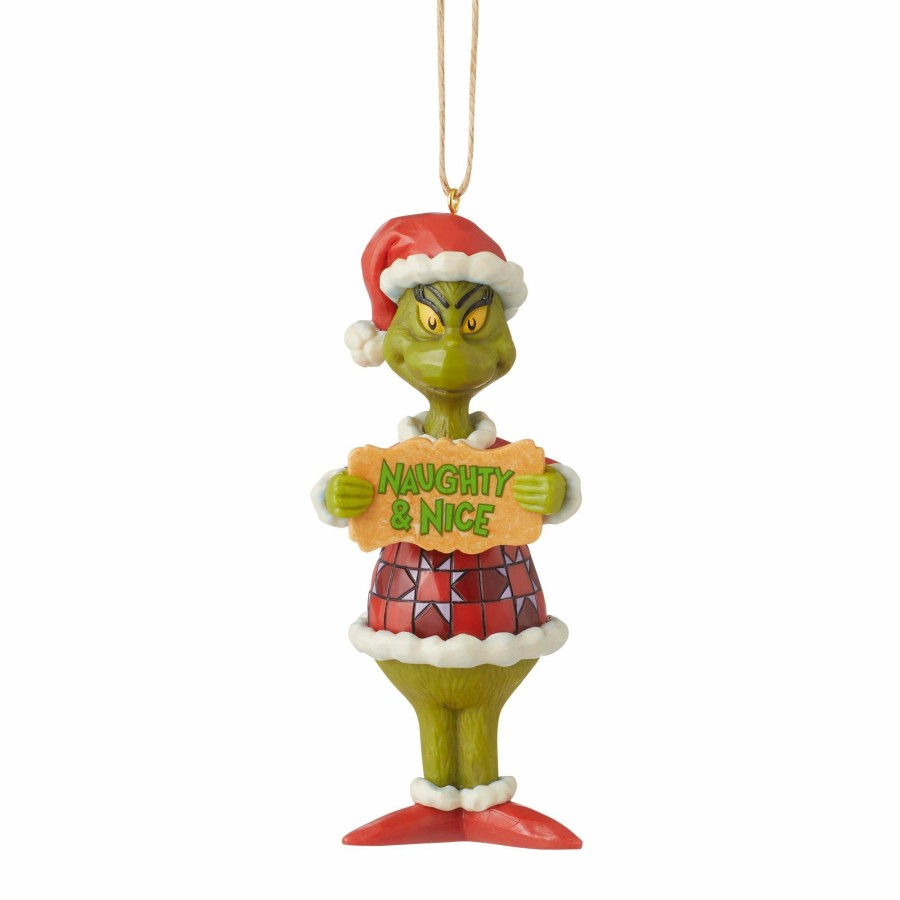 Ornaments * | Limited Edition Grinch Naughty/Nice Pvc Orn