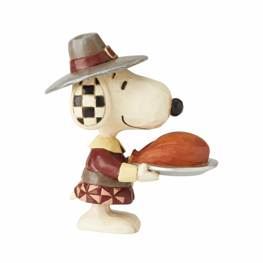 Decoration * | New Peanuts Snoopy Pilgrim Mini Fig