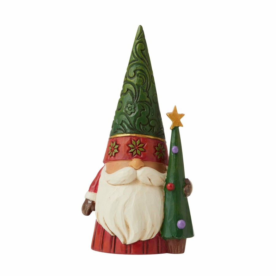 Most Popular * | Discount Heartwood Creek Christmas Gnome With Tree