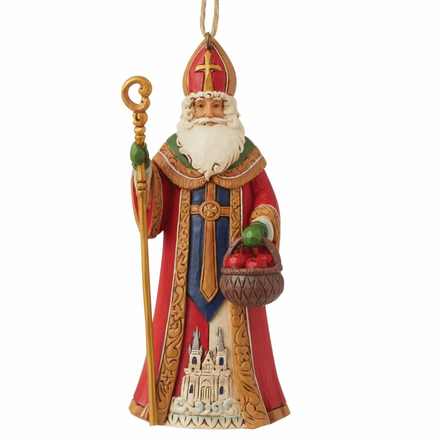 Ornaments * | Discount Heartwood Creek Czech Santa Ornament