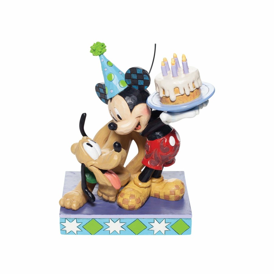 Gifts * | Discount Disney Traditions Pluto And Mickey Birthday