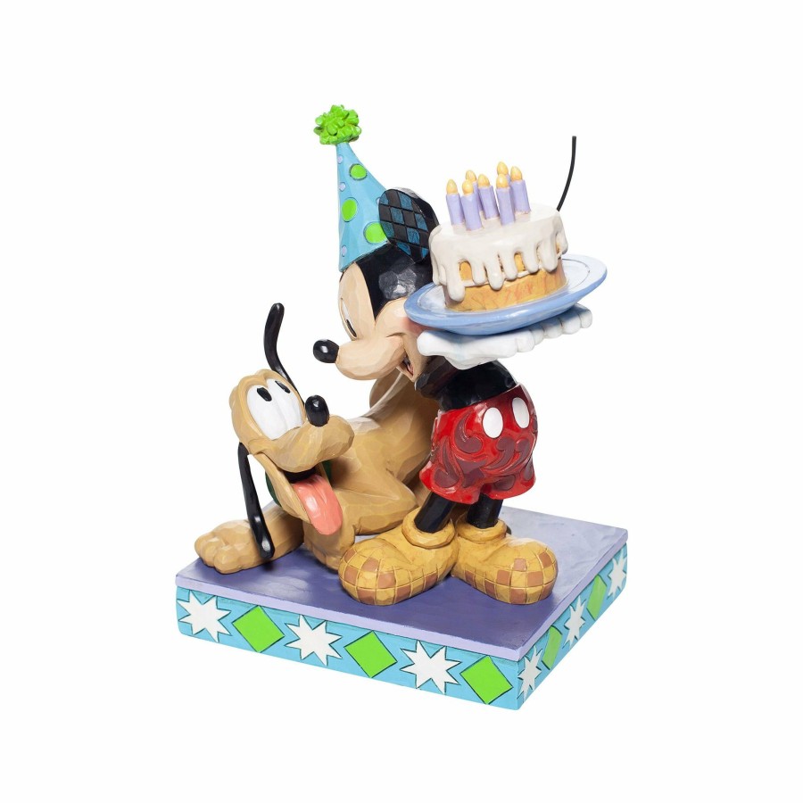 Gifts * | Discount Disney Traditions Pluto And Mickey Birthday