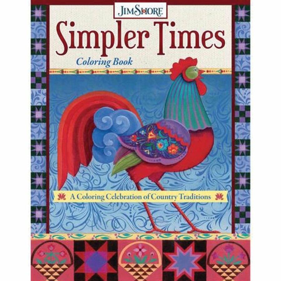 Gifts * | New Fox Chapel Books Simpler Times Coloring Book