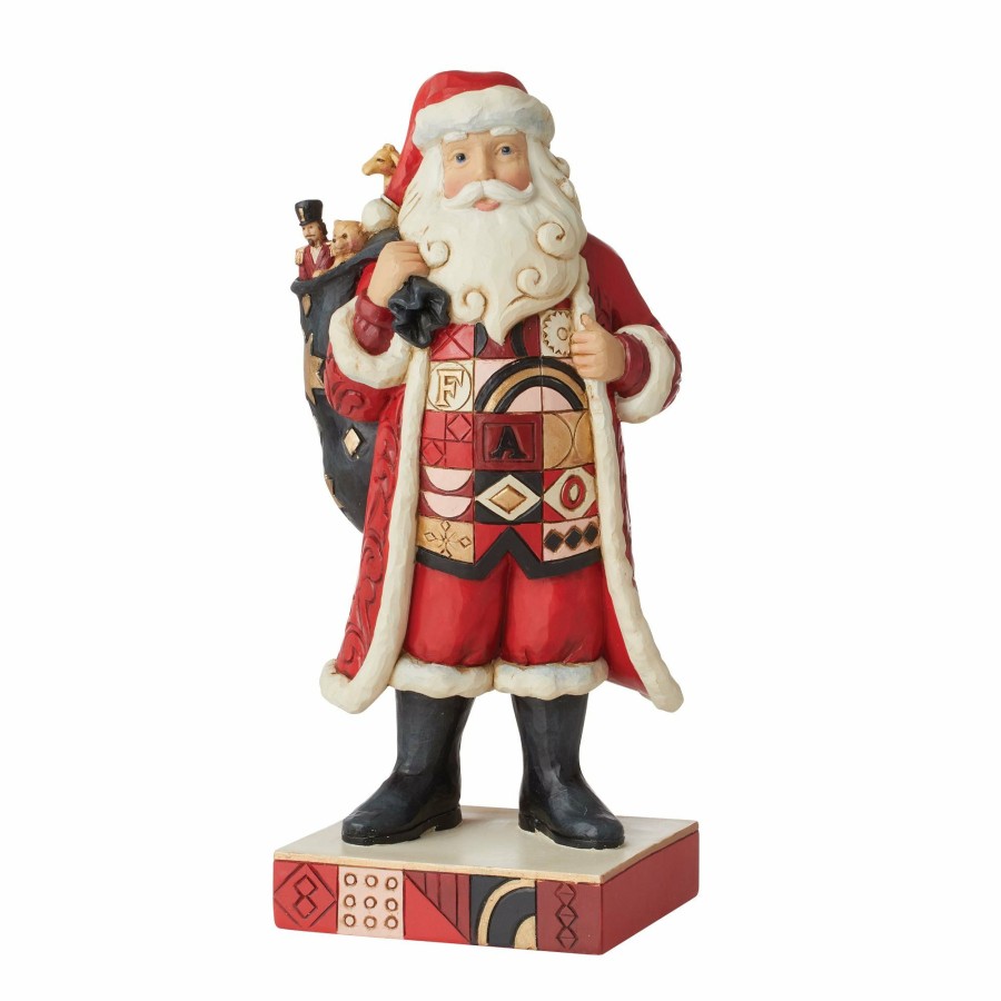 Decoration * | Limited Edition Fao Schwarz Santa With Fao Toy Bag