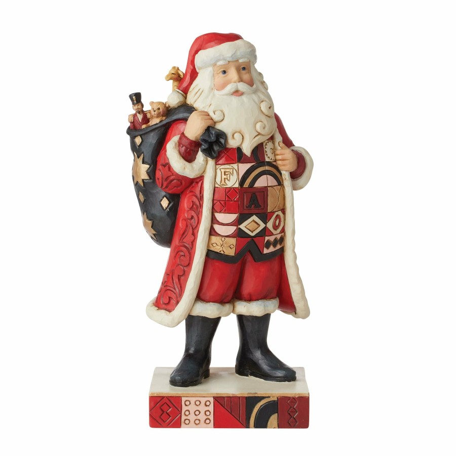 Decoration * | Limited Edition Fao Schwarz Santa With Fao Toy Bag