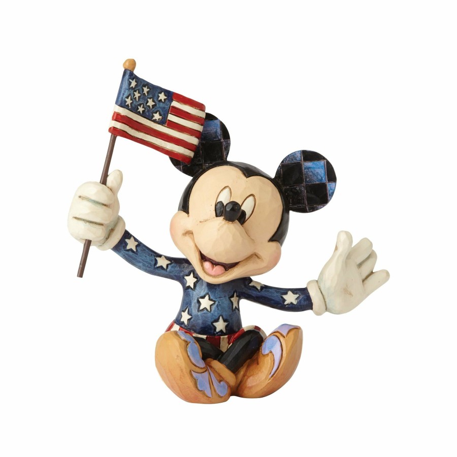 Gifts * | New Disney Traditions Mini Patriotic Mickey