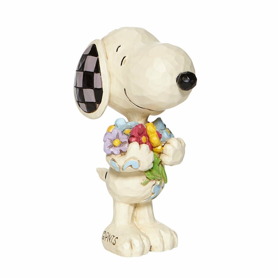 Gifts * | Shop Peanuts Mini Snoopy With Flowers