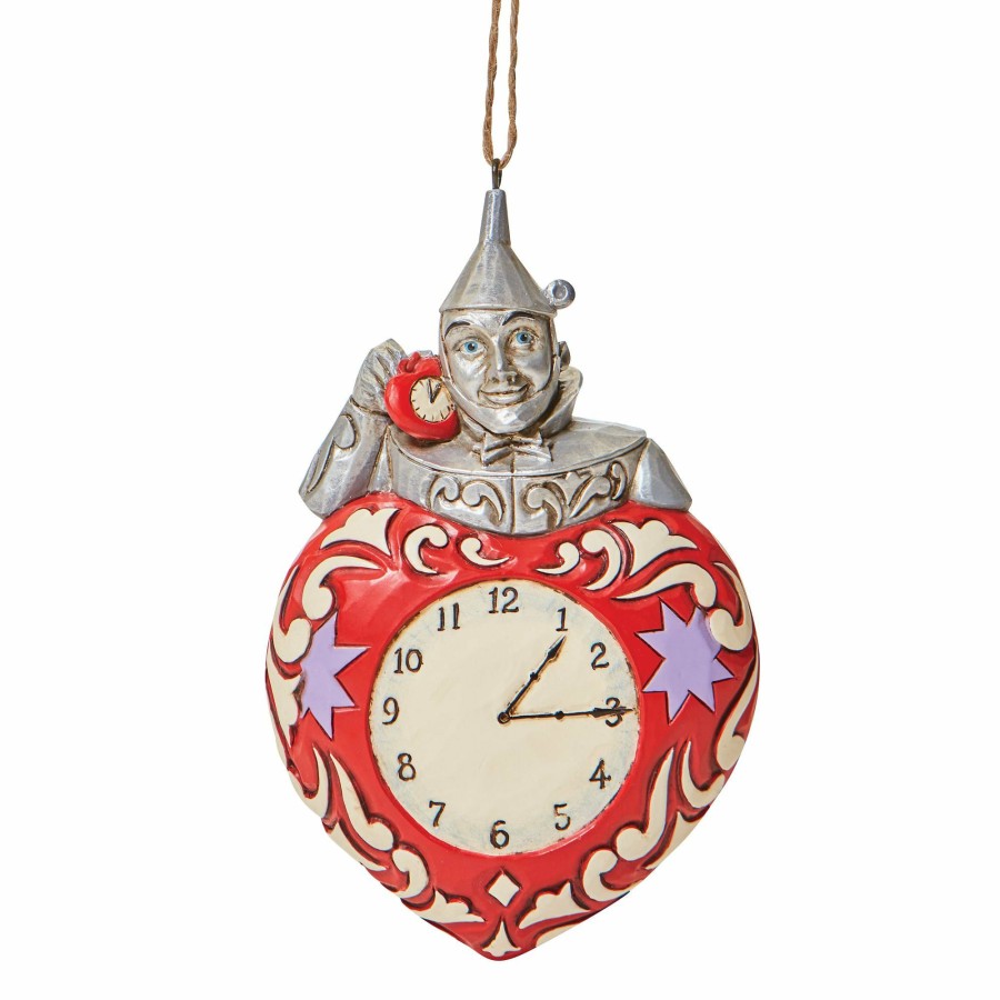 Ornaments * | Discount Wizard Of Oz Tin Man Heart Ornament